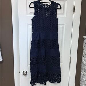 Shoshanna Navy Dress 4
